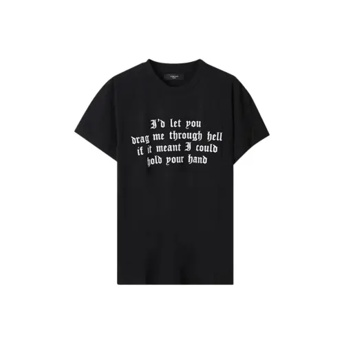 AMIRI Мужские черные футболки