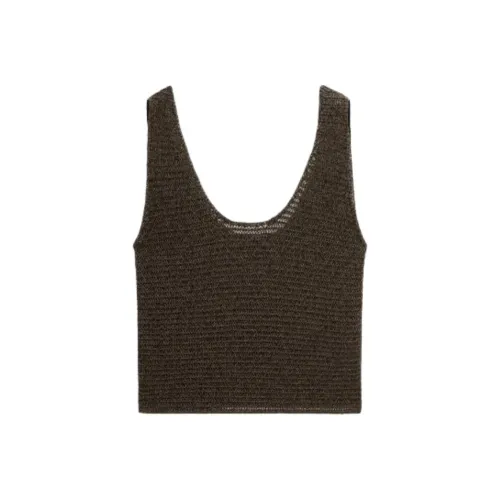 Massimo Dutti Зеленые Женские Майки