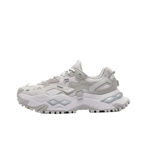 FILA FUSION BIANCO Низкий Топ Толстая Подошва Мужские Кроссовки Серого Цвета