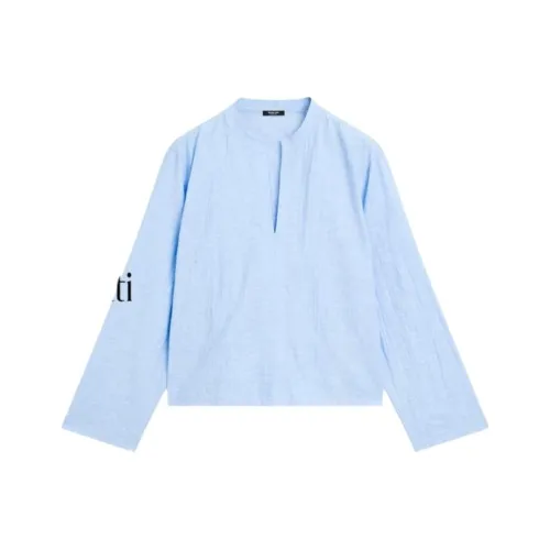 Massimo Dutti Синие Женские Рубашки