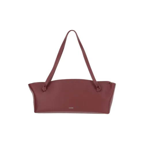 JIL SANDER Сумка через плечо из коровьей кожи стандартная женская красная