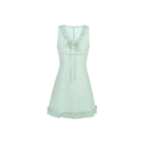 PAZZO Pinellia Зеленый Женские Платья без рукавов