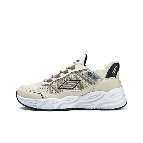 Skechers Kids' Кэжуал Низкий Топ Бежевый Школьный