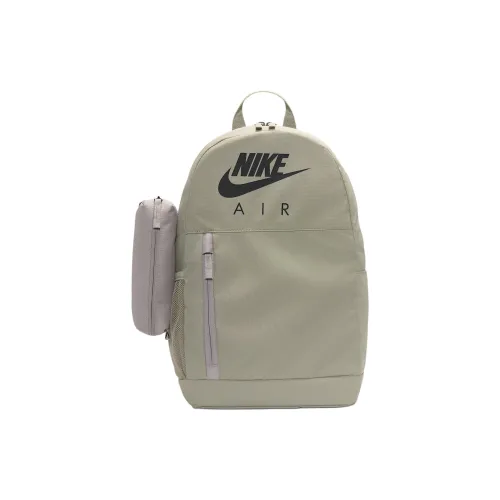 Nike Ткань Рюкзак Стандартный Светло-Армейский Зеленый и Университетский Серый и Черный