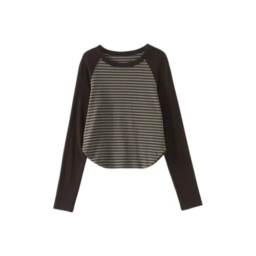 Dme Винтажные зеленые женские футболки