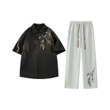 Чёрный + Светло-серый