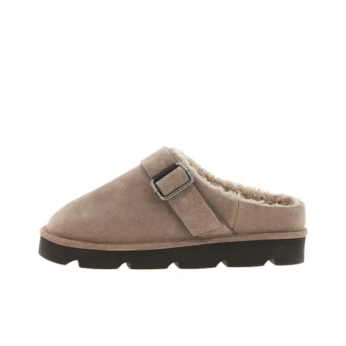 BRUNELLO CUCINELLI Monile Домашние тапочки Женские Бежевый