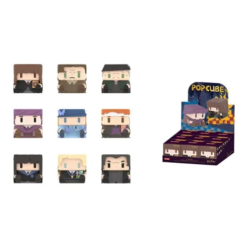 POP MART Коллаборация Гарри Поттер POP Cube 3 Collection Фигурка Слепые коробки Один Blind Коробка Целая коробка 9 шт