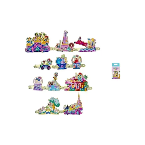 Disney x DISNEYLAND Чудеса Parade Вечеринка Первая Издание Слепые Коробки Один Mystery Коробка Целая Коробка 4 шт