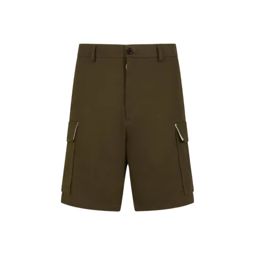 MARNI Оливково-зеленые Мужские Карго Шорты