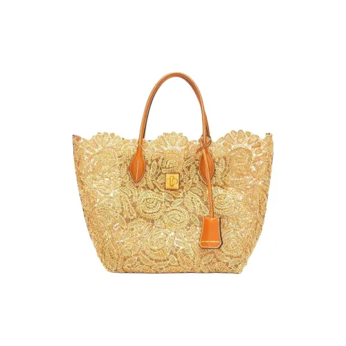 ERMANNO SCERVINO Рафия Тоут Сумка Сумка для покупок Сумка Женская Коричневая