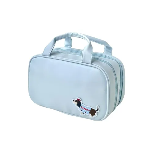 Kemaid Щенок Портативный Косметичка Большая емкость Милый Портативный Путешествие Косметика и Уход за кожей Хранение