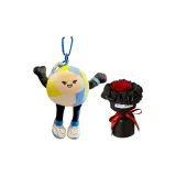 Волейбол Плюшевый + Стиль Шанель Красный Розовый Букет Платформа