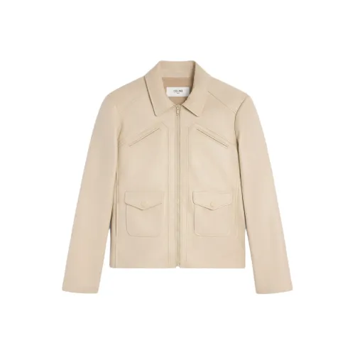 CELINE SS25 Кожа Куртка Мужская