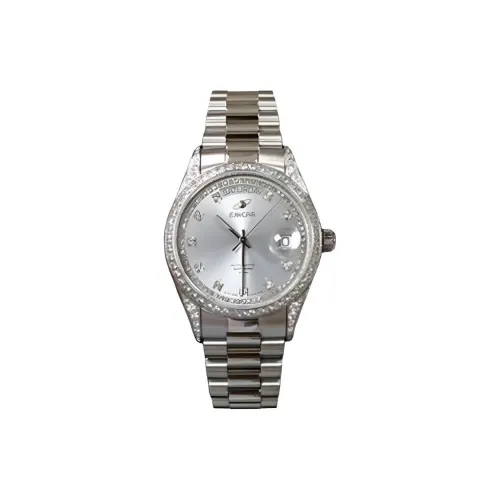 ENICAR Механические Мужские Часы 38 мм Серебряные