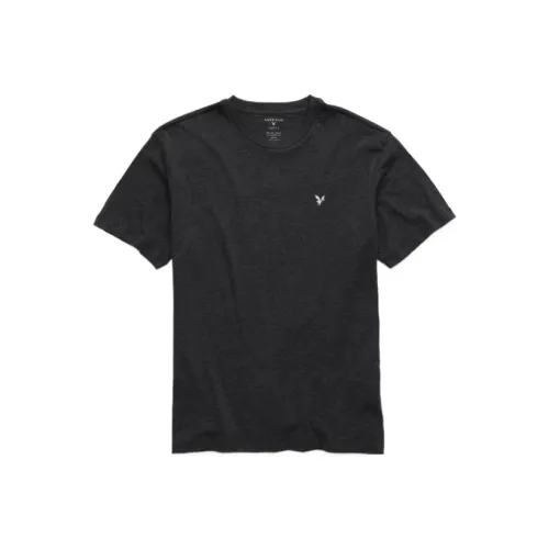 AMERICAN EAGLE Мужские черные футболки