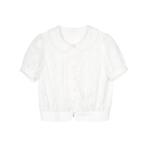 Nov elist Камелиевый белый Женские Рубашки