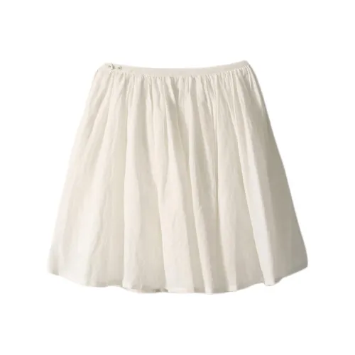 NOTHING WRITTEN Shore Linen Flare Юбка Casual Long Юбка Женская