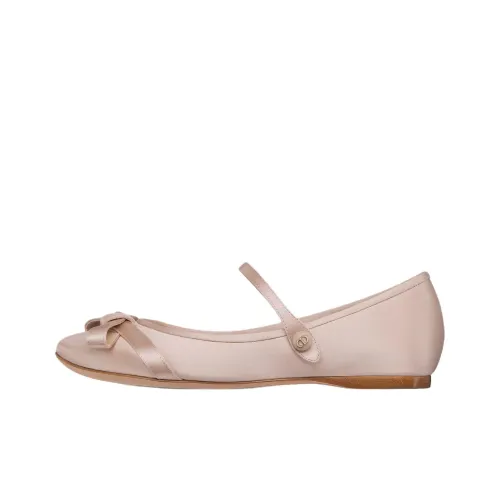 DIOR Lovely D Плоская подошва Туфли Мэри Джейн Женские Розовый