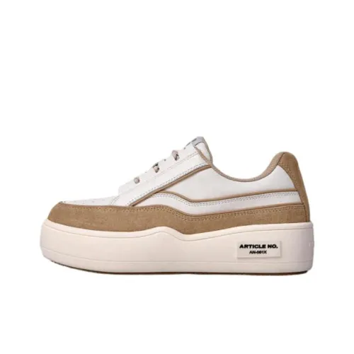 ARTICLE NO. BURGER Low Топ Скейтборд Кроссовки Унисекс Карамельный хаки