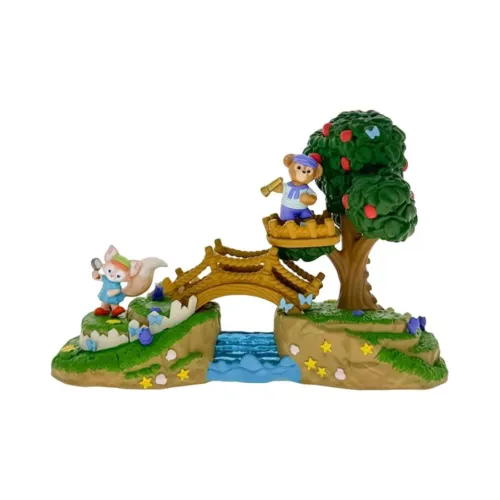 Disney x DISNEYLAND Линабелл Даффи 20-я годовщина Парад Команда Даффи с Friends Цветок Автомобиль Готовые модели