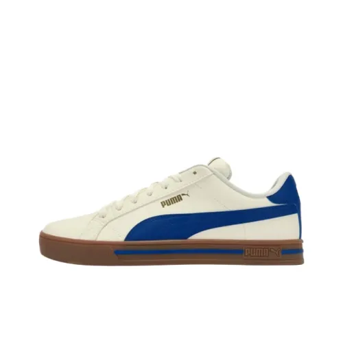 PUMA Smash Vulc V3 Дышащие Низкие Кроссовки для Скейтбординга Унисекс Экрю