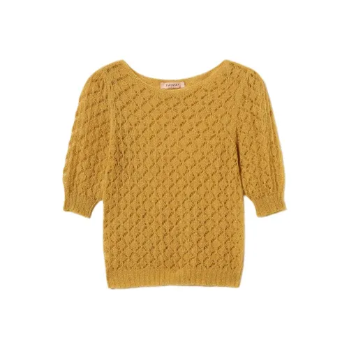 TWINSET Milano Трикотаж Женский Желтый