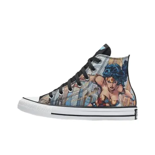 DC COMICS x Converse Chuck Taylor All Star Abrasion Resistant High Top Скейтборд Кроссовки Мужские Белые