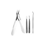 Кусачки типа "Бик" - Четвертое поколение, Белый + Пинцет для гвоздей - 4 шт, Наборы одежды