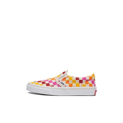 Vans Classic Slip On Детские Скейтбординги Радужный Children Возраст 3-7 лет
