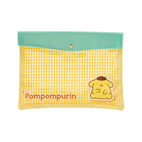 Sanrio Pudding Dogs ПВХ (поливинилхлорид) Путешествие Сумка для хранения Женская Желтая и Зеленая