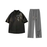 Чёрный + Тёмно-серый