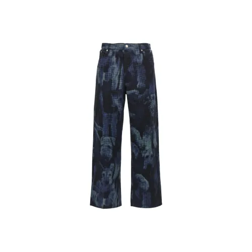 DRIES VAN NOTEN Синий Мужской Джинсы
