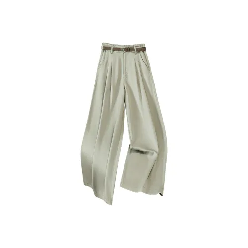 TOUCH Горохово-зеленый Женские Повседневные Брюки