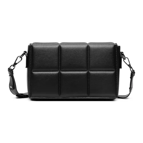 SHIZIYOUA Синтетическая кожа Сумка через плечо Средний Мужской Черный