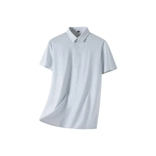 Red bean Серая клетка Мужские рубашки