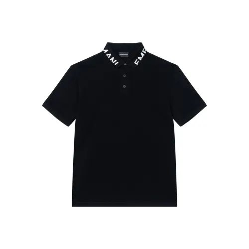EMPORIO ARMANI Черная мужская поло