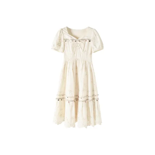 Акомодация BOOK Короткий рукав Платье Женское