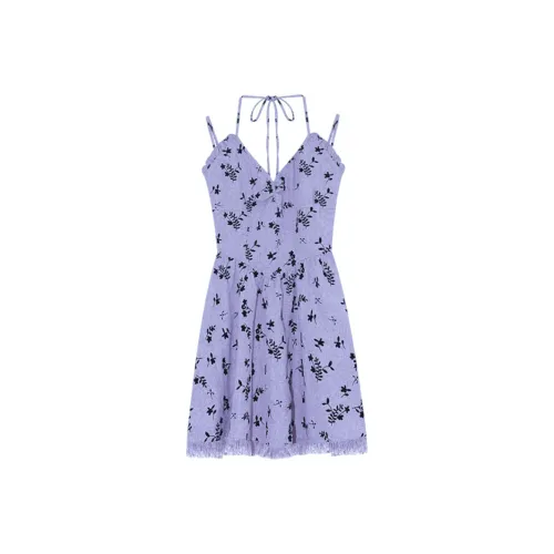 GRAYISMOON Фиолетовый Женские Слиплатья