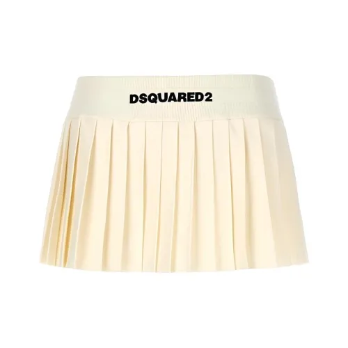 DSQUARED 2 Повседневные короткие юбки Женские Белые