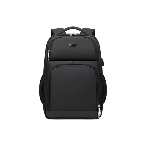 Wiersaam Ткань Рюкзак Унисекс Черный