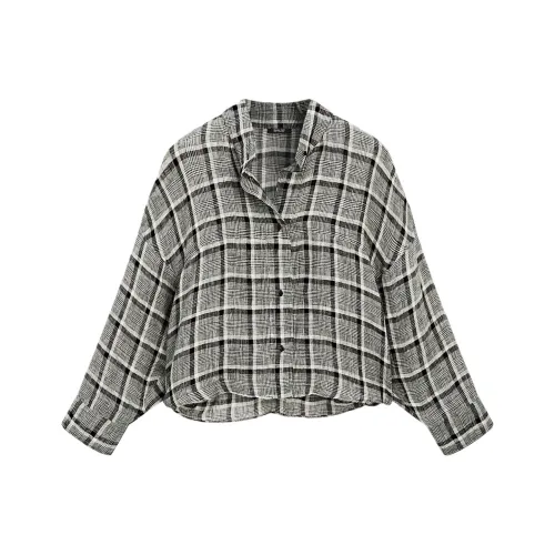Massimo Dutti Серые Женские Рубашки