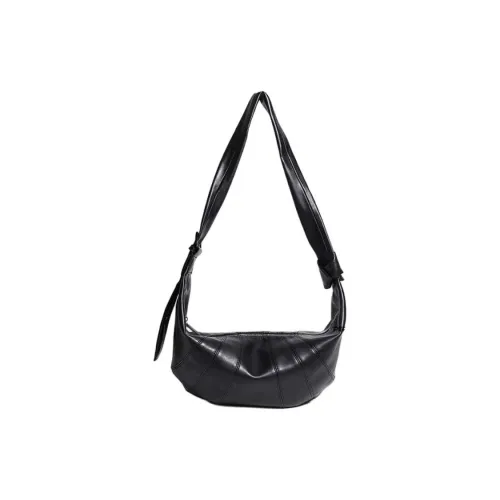 SHIZIYOUA Сумка через плечо из микрофибры синтетическая кожа мужская черная