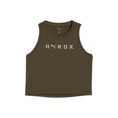 PUMA HYROX Зеленые Женские Майки