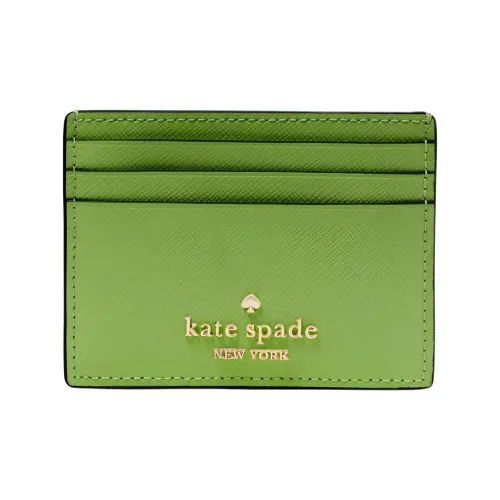 Kate Spade Saffiano кожаный держатель для карт маленький женский зеленый