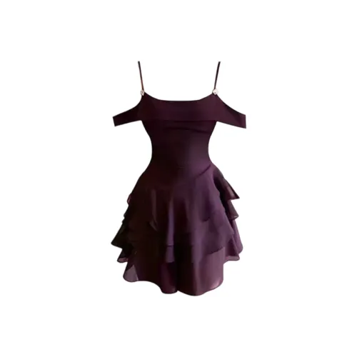 GRAYISMOON Виноградный фиолетовый Женские Слиплатья