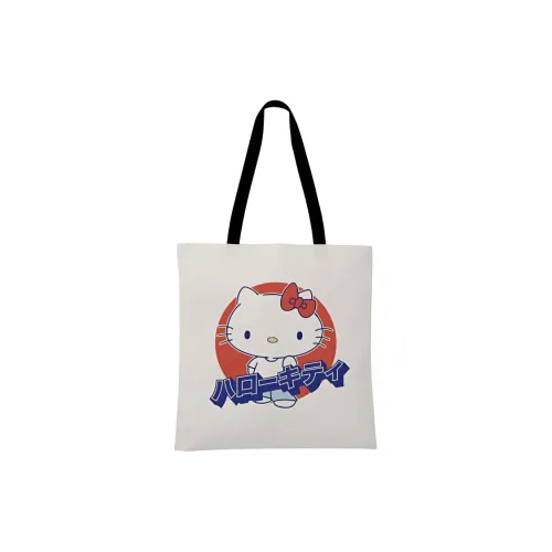 Sanrio Hello Kitty Fashion Tote Bag Shopping Bag Shoulder Bag Crossbody Women's White Санрио Hello Kitty Fashion Сумка-тоут Сумка для покупок Сумка через плечо Женская Белая