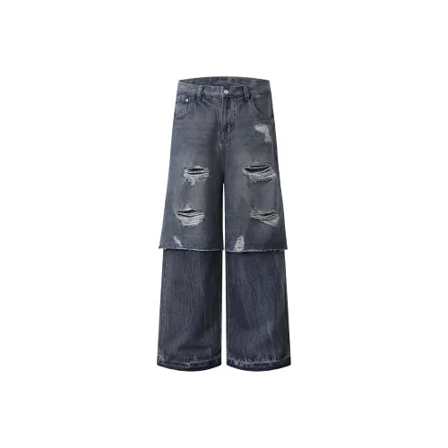 GENTLE MONSTER Темно-синий синий женские джинсы