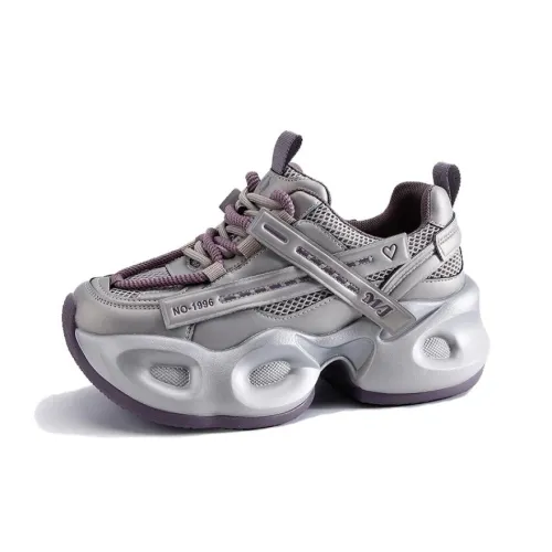 Spider King Low Топ Толстая подошва Кроссовки Женские