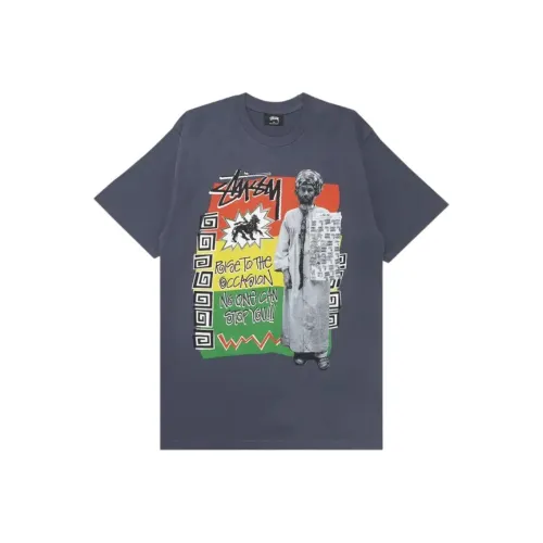 Stussy Синий Мужской T-Рубашки